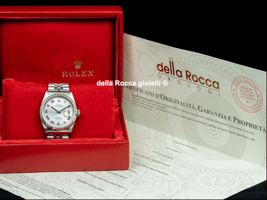 Rolex Datejust 36 Jubilee Rhodium/Rodio 16234